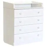 Комод Фея 1580 Медвежонок белый (1кор)