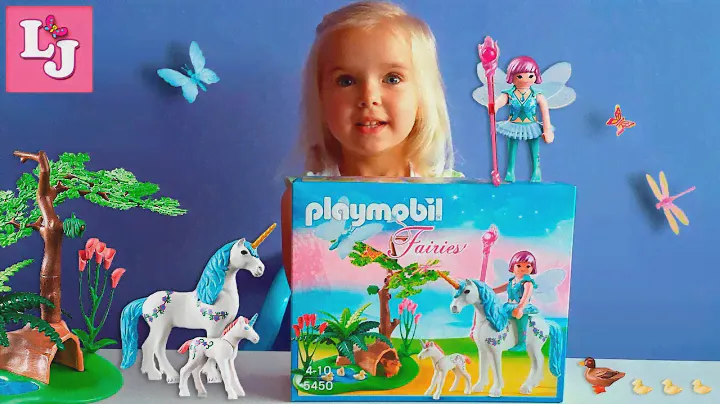 PLAYMOBIL Fairies Плеймобил Фея Акварелла на лугу с Единорогом 5450