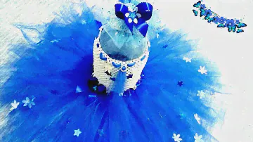 🌺Платье ТУ-ТУ для цветочной феи без шитья🌹❄/How to make Tutu Dress 🌹