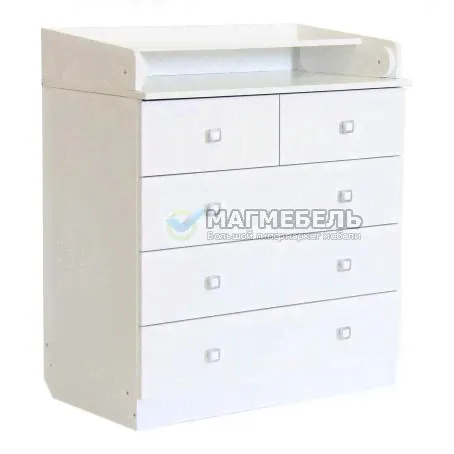 Пеленальный комод Фея 1780 Белый
